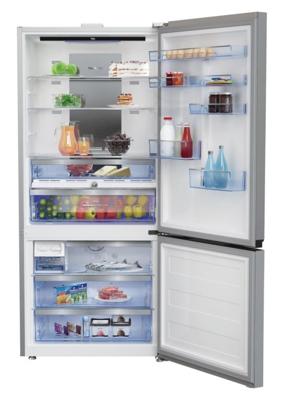 Beko RCNE720E3VZXPN koel-vriescombinatie Vrijstaand Roestvrijstaal A++