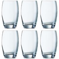 6x Stuks waterglazen/sapglazen Salto 350 ml - thumbnail