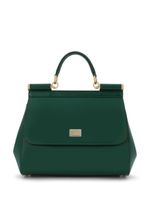 Dolce & Gabbana sac à main Sicily médium en cuir - Vert