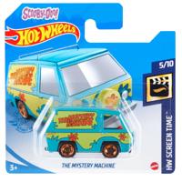 Hot Wheels auto screen time the mystery machine 7 cm blauw