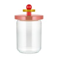 Alessi Voorraadpot Twergi - ES16/100 2 - Roze - ø 12 cm / 1 Liter - door Ettore Sotsass - thumbnail