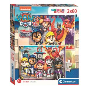 Clementoni Puzzel PAW Patrol, 2x60st.