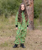 Waterproof Softshell Overall Comfy Parrots Drawings Jumpsuit