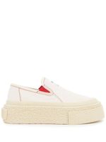 MM6 Maison Margiela baskets à semelle contrastante - Blanc