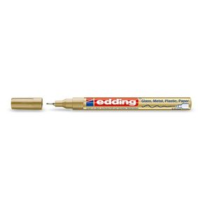 Viltstift edding 780 lakmarker rond goud/zilver 0.8mm ÃƒÆ’ 2st