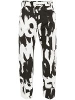 Alexander McQueen pantalon en coton biologique - Noir - thumbnail