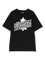 DSQUARED2 KIDS t-shirt en coton à logo imprimé - Noir