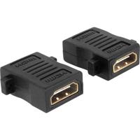 DELOCK adapter HDMI-A bus > A bus met schroefaansluiting