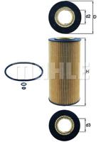 Oliefilter MAHLE, Diameter (mm)82,5mm, u.a. für Mercedes-Benz, Puch, Ssangyong