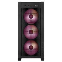 Asus TUF Gaming GT302 ARGB Midi-tower PC-behuizing Zwart 4 voorgeïnstalleerde ventilators, Geïntegreerde verlichting, Stoffilter, Zijvenster