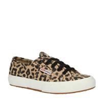 Superga 2750 Fantasy Cotu sneakers met panterprint bruin/zwart