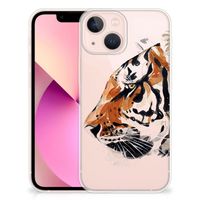 Hoesje maken iPhone 13 mini Watercolor Tiger - thumbnail