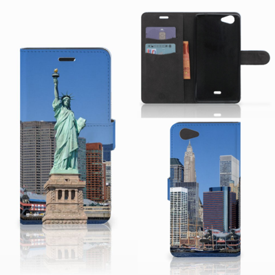 Wiko Pulp Fab 4G Flip Cover Vrijheidsbeeld