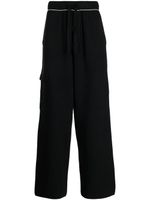 ZZERO BY SONGZIO pantalon de jogging Panther en maille fine - Noir