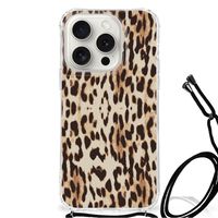 iPhone 15 Pro Case Anti-shock Leopard - thumbnail