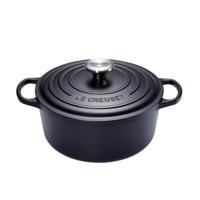 LE CREUSET - Signature - Braadpan rond 26cm 5,30l Mat Zwart