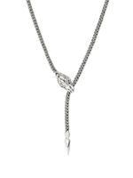 John Hardy collier Naga Lariat en argent sterling