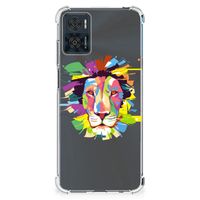 Motorola Moto E22 | E22i Stevig Bumper Hoesje Lion Color