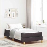 vidaXL Bedframe voor je slaapkamer – modern rechthoekig, bekleed met stof, gelaagd hout, inclusief pocketvering matras voor comfort thuis