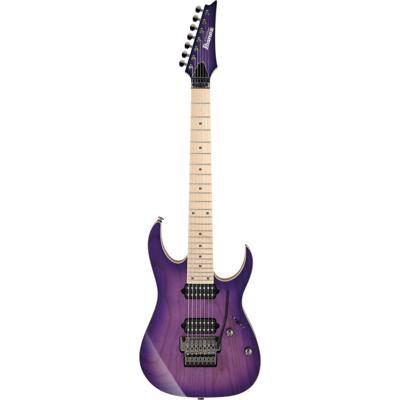 Ibanez RG752AHM Prestige Royal Plum Burst 7-snarige elektrische gitaar met koffer
