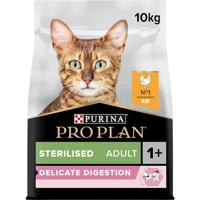 Pro Plan Kat Sterilised Adult kattenbrokken Rijk aan Kip - kattenvoer voor gesteriliseerde & gecastreerde katten 10kg, 1 pak