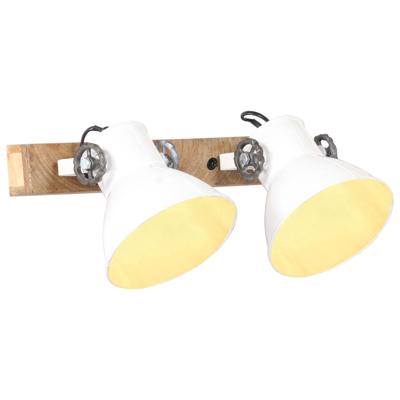 vidaXL Wandlamp industrieel E27 45x25 cm wit vidaXL Wandlamp industrieel E27 45x25 cm wit