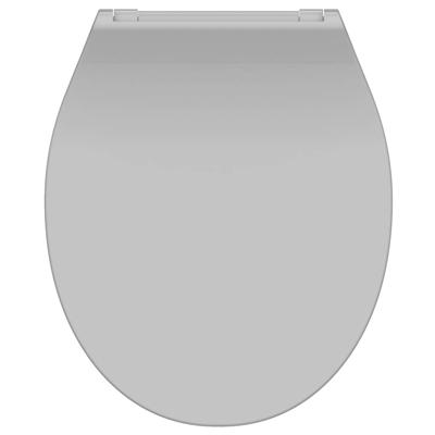 SCHÜTTE Toiletbril met soft-close SLIM GREY duroplast grijs SCHÜTTE Toiletbril met soft-close SLIM GREY duroplast grijs