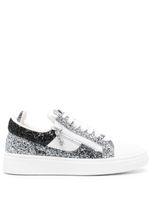 Giuseppe Zanotti baskets à sequins - Blanc - thumbnail