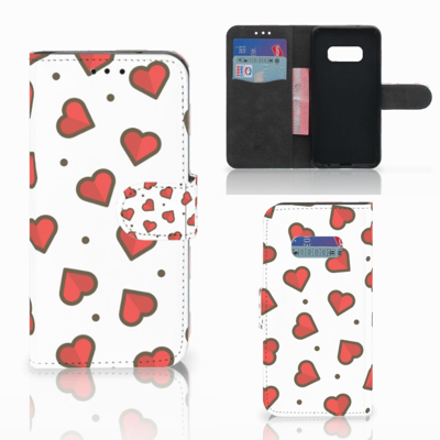 Samsung Galaxy S10e Telefoon Hoesje Hearts Samsung Galaxy S10e Telefoon Hoesje Hearts