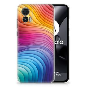 TPU Hoesje voor Motorola Edge 30 Neo Regenboog