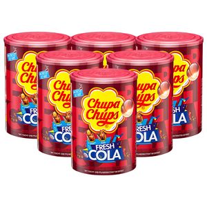 Chupa Chups - Lolly's Fresh Cola - 6x 100 stuks