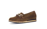 Gabor Instappers voor dames, uitneembaar voetbed, medium extra breed (G), Braun Reh, 42 EU