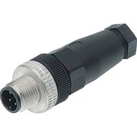 Hirschmann 933 162-100-1 Sensor/actuator connector, niet geassembleerd M12 Aantal polen: 4 Stekker, recht 1 stuk(s)