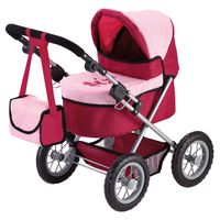 Bayer poppenwagen Trendy rood/roze 67 cm