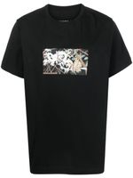 Maharishi t-shirt en coton biologique à imprimé graphique - Noir - thumbnail