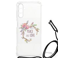 Samsung Galaxy A13 5G | A04s Stevig Bumper Hoesje Boho Text - thumbnail