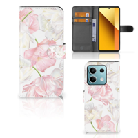 Xiaomi Redmi Note 13 5G Hoesje Lovely Flowers - thumbnail