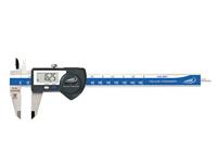 HELIOS-PREISSER 1320517 Digitaler Taschenmessschieber, RS232 Plus Digimatic Data Variable, eckiges Tiefenmaß, 150 mm