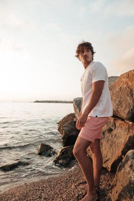 Colourful Rebel Shorts Washed Roze