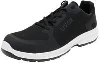 Uvex 1 sport - S3-werkschoenen voor dames en heren - licht en antislip, zwart, 50 EU