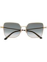 Jimmy Choo Eyewear lunettes de soleil Trisha à monture carrée oversize - Noir - thumbnail