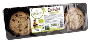 Bisson Chocolade koekjes hazelnoot bio (200 gr)