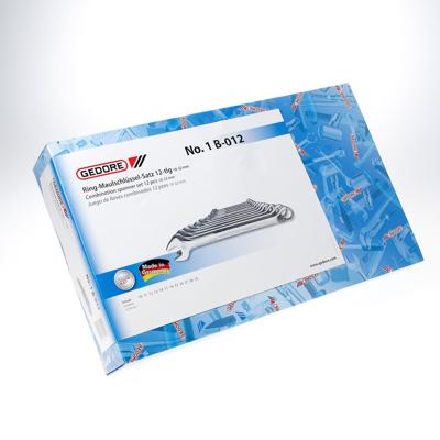 Gedore Ring-Steeksleutelset afgebogen 1 B-012 10-32mm Gedore Ring-Steeksleutelset afgebogen 1 B-012 10-32mm