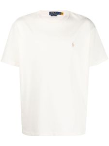 Polo Ralph Lauren t-shirt en coton à logo brodé - Tons neutres