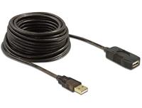 Delock 82446 kabel USB 2.0 verlenging, actief 10 m