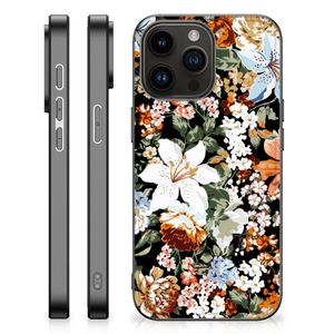 Bloemen Hoesje voor iPhone 15 Pro Max Dark Flowers