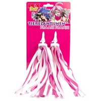 Pexkids streamers in stuur roze handvat slingers