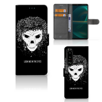 Telefoonhoesje met Naam Sony Xperia 5III Skull Hair