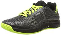 Kempa Attack Pro Contender Caution Handbalschoenen voor heren, Zwart Negro Amarillo Fluor 000, 44.5 EU