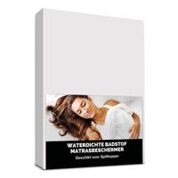 Molton Hoeslaken - Badstof Waterdicht - Splittopper - 180x210 Cm - Fresh And Co Matrasbeschermer - Dekbed-Discounter.nl